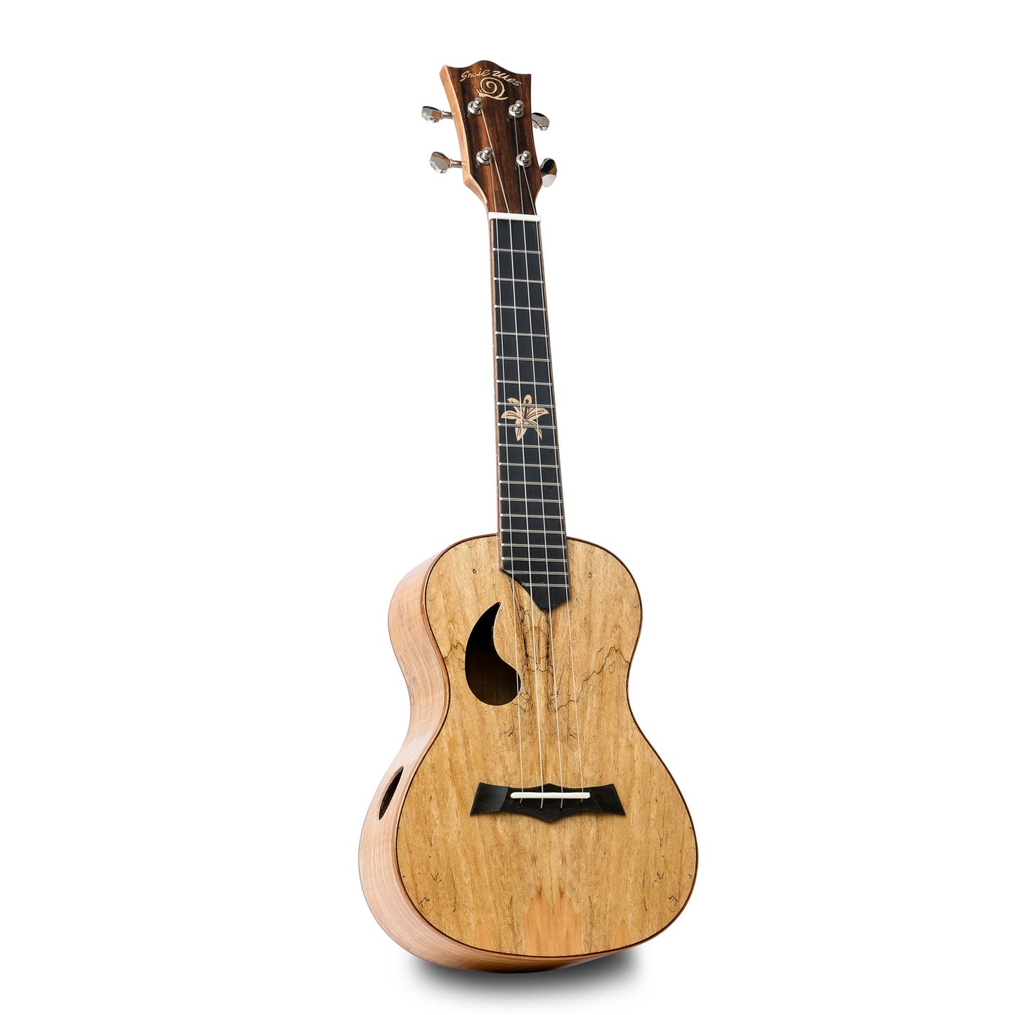 Snail BH-1C Spalted Maple Gloss Concert Ukulele