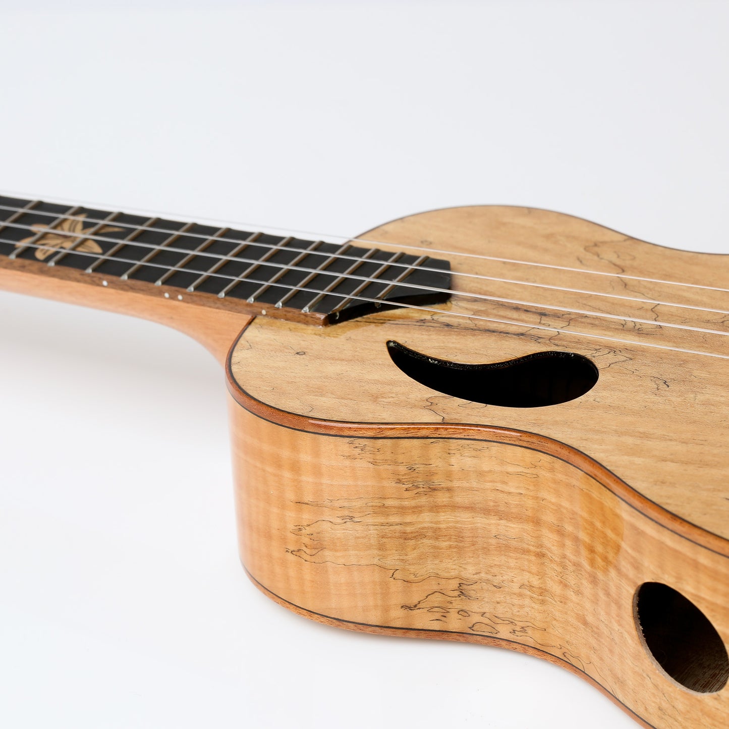Snail BH-1C Spalted Maple Gloss Concert Ukulele