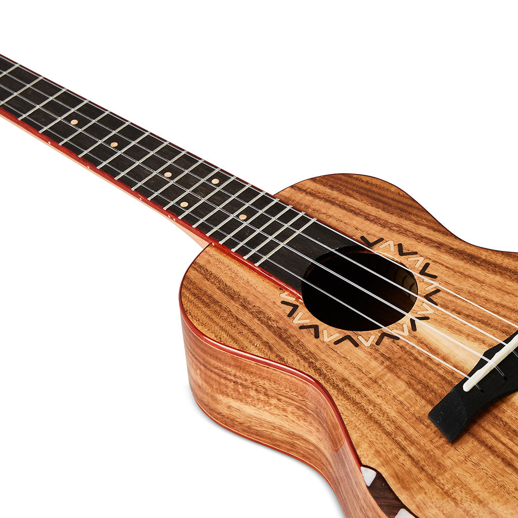 Snail S20C Solid Flamed Acacia Concert Ukulele