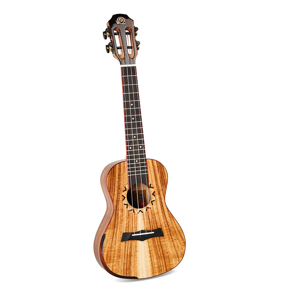 Snail S20C Solid Flamed Acacia Concert Ukulele