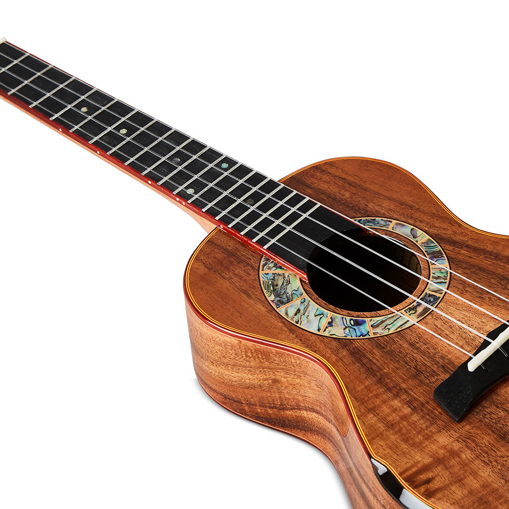 Snail S60C Solid Flamed Acacia Concert Ukulele