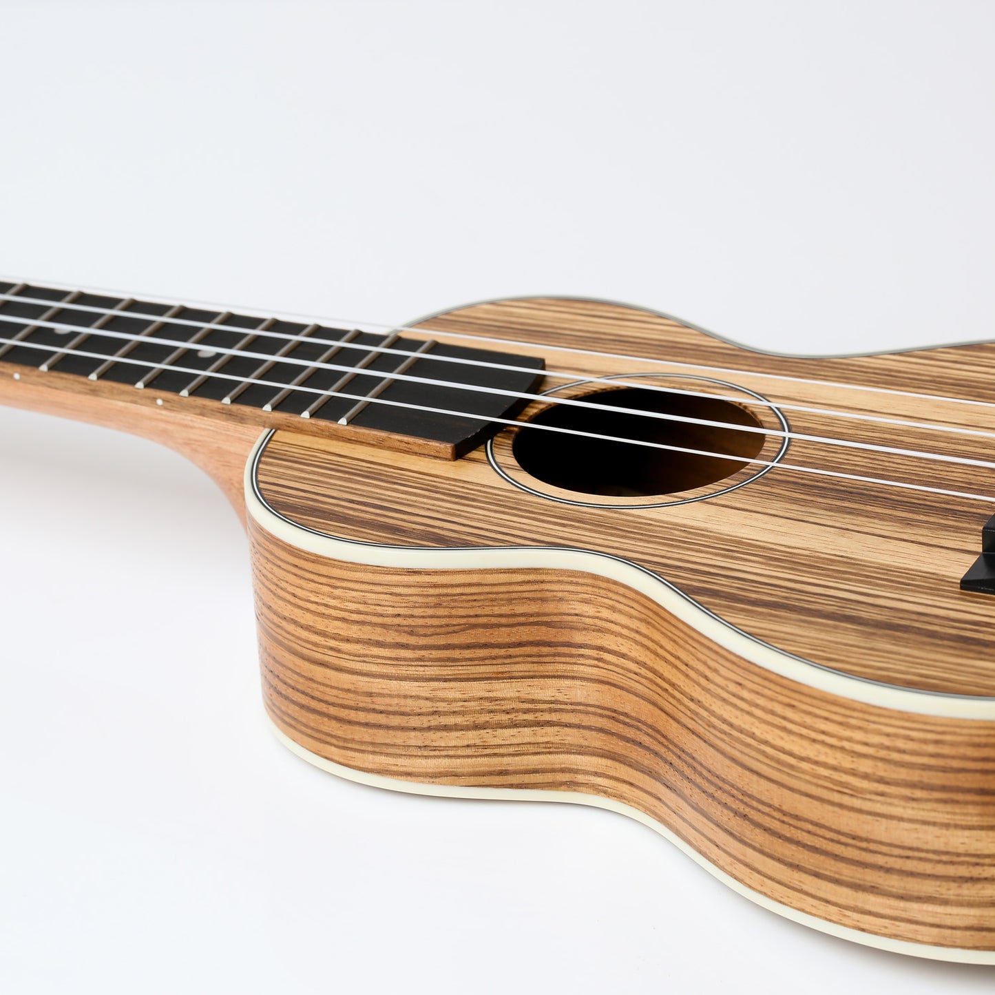 Snail UKS-215E Zebrawood Soprano Ukulele