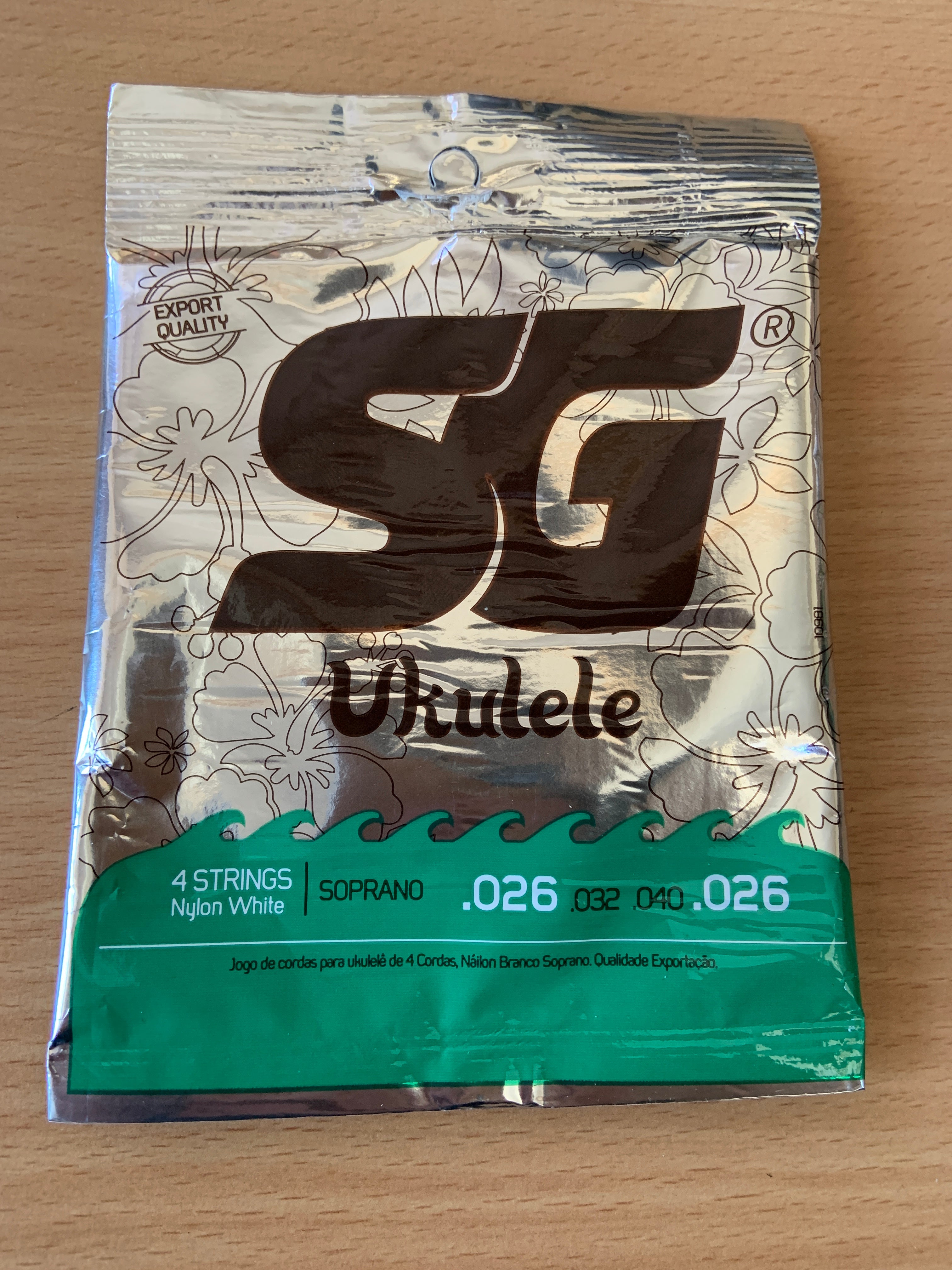 SG Nylon Ukulele Strings Box (Pack of 6 Strings)