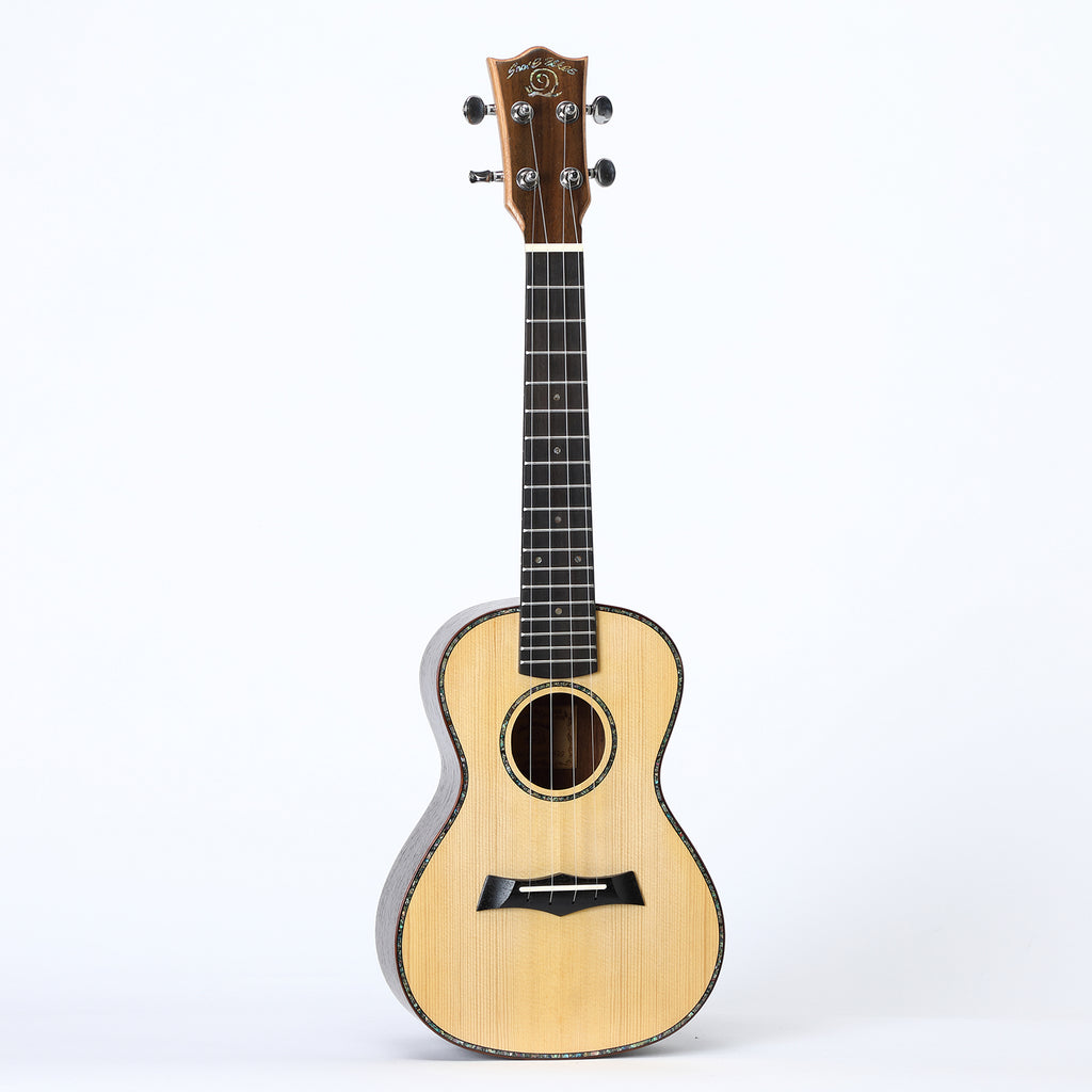 Snail UKC-420 Solid Spruce Concert Ukulele, Rose Wood Laminate