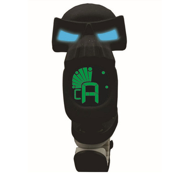 Swiff B73 Skull - BLACK Chromatic Tuner for Guitar, Bass, Ukulele & Violin