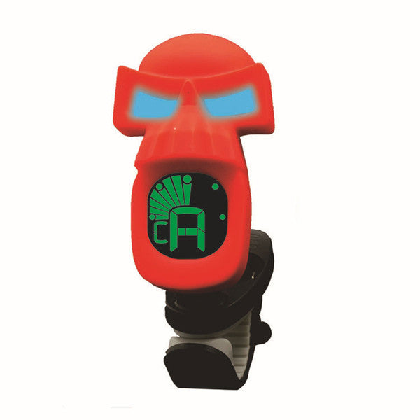 Swiff B73 Skull - Red Chromatic Tuner for Guitar, Bass, Ukulele & Violin