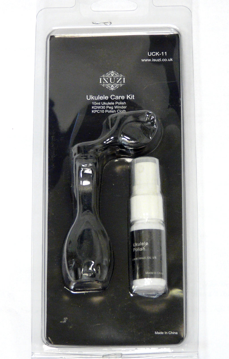 ISUZI Ukulele Care Kit with Polish UCK-11